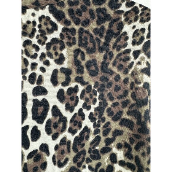 Sanctuary Womens Leopard Print Open Front Long Sleeve Cardigan Size S - Picture 7 of 7